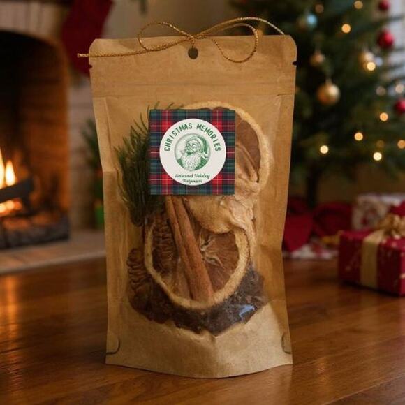 CHRISTMAS MEMORIES Holiday Stovetop Potpourri With Dried Fruit and Spices - Picture 1 of 5